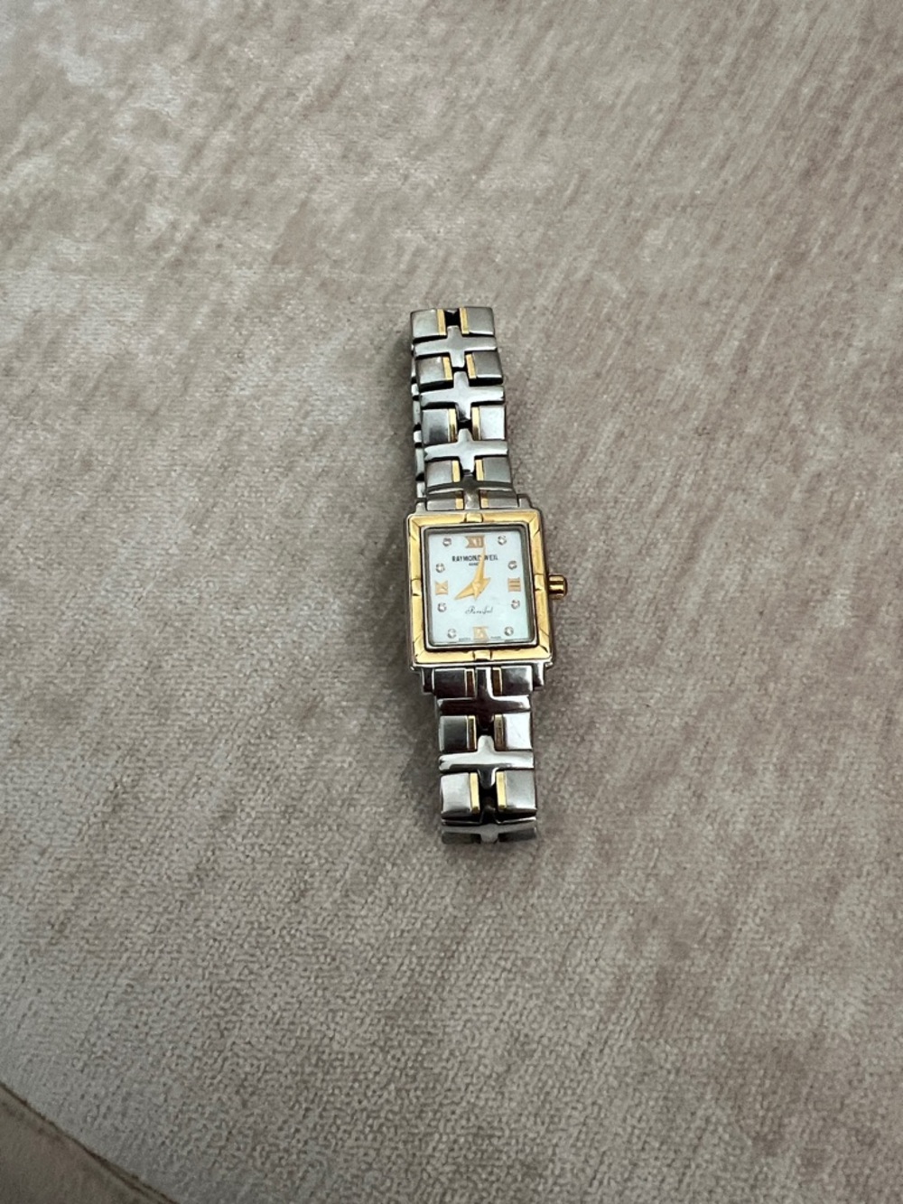 Vintage Raymond Weil Parsifal Gold and Silver Watch